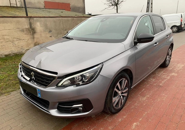 Peugeot 308 cena 29900 przebieg: 59057, rok produkcji 2018 z Kalety małe 277